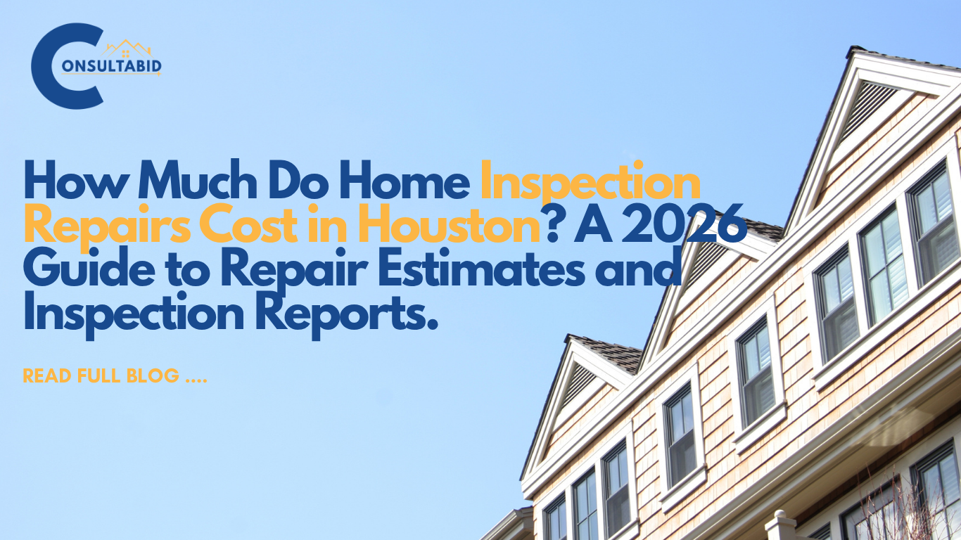 How Much Do Home Inspection Repairs Cost in Houston? A 2026 Guide to Repair Estimates and Inspection Reports.